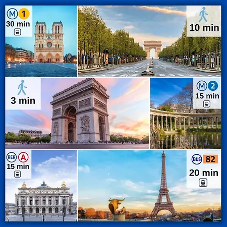 Cosy, Champs-elysees, Arc De Triomphe 3 Min